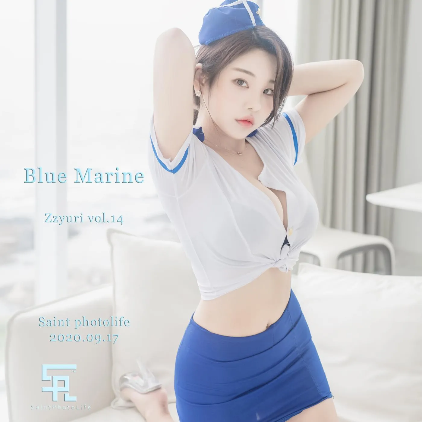 Zzyuri (쮸리) – NO.21 [SAINT Photolife] Blue Marine [61P]插图